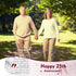 25th Years of Marriage  Heart Marriage Keepsake Decoration Gift